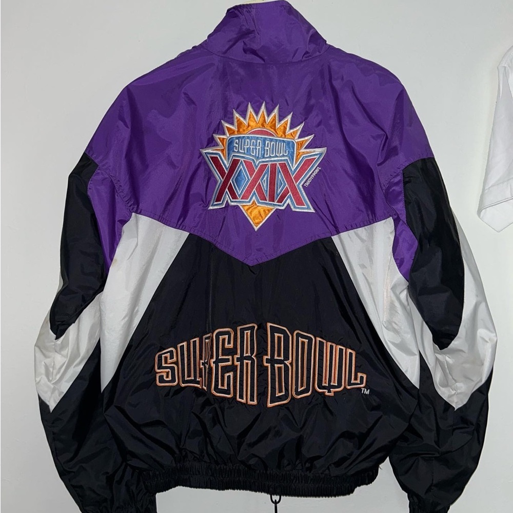 Vintage 1995 Super Bowl XXIX Windbreaker Jacket